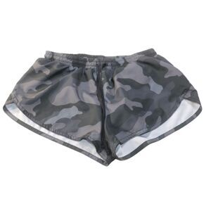 Old Navy Activewear Go Dry Grey Camo Dolphin Hem Running Shorts XS